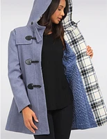 Duffle Coat Capuche Laine par Saki