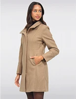 Manteau Élégant Laine Slim par Saki