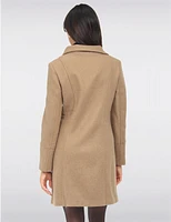 Manteau Élégant Laine Slim par Saki