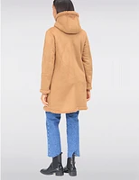 Manteau Capuche Daim Saki