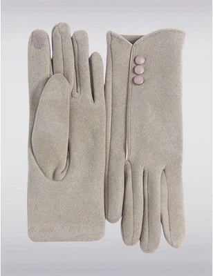 Gants Élastiques Laine Végane Élégants