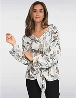 Blouse Imprimée Détente par Froccella