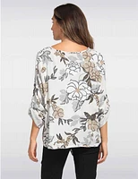 Blouse Imprimée Détente par Froccella