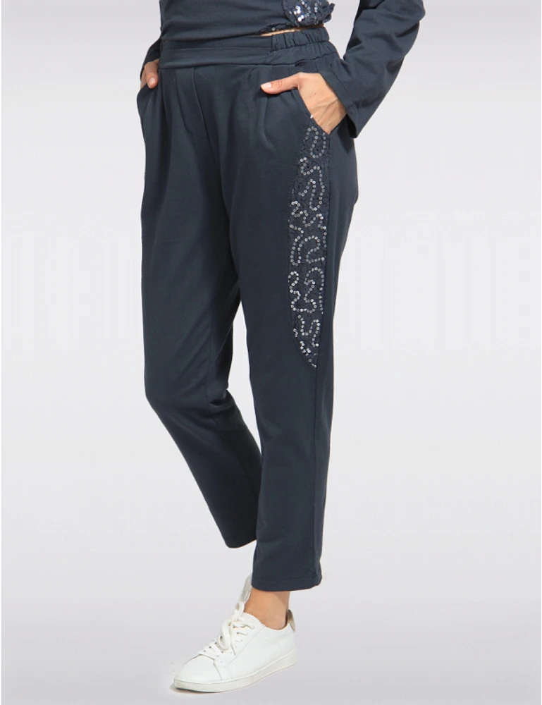 Pantalon Taille Haute Stretch par Froccella