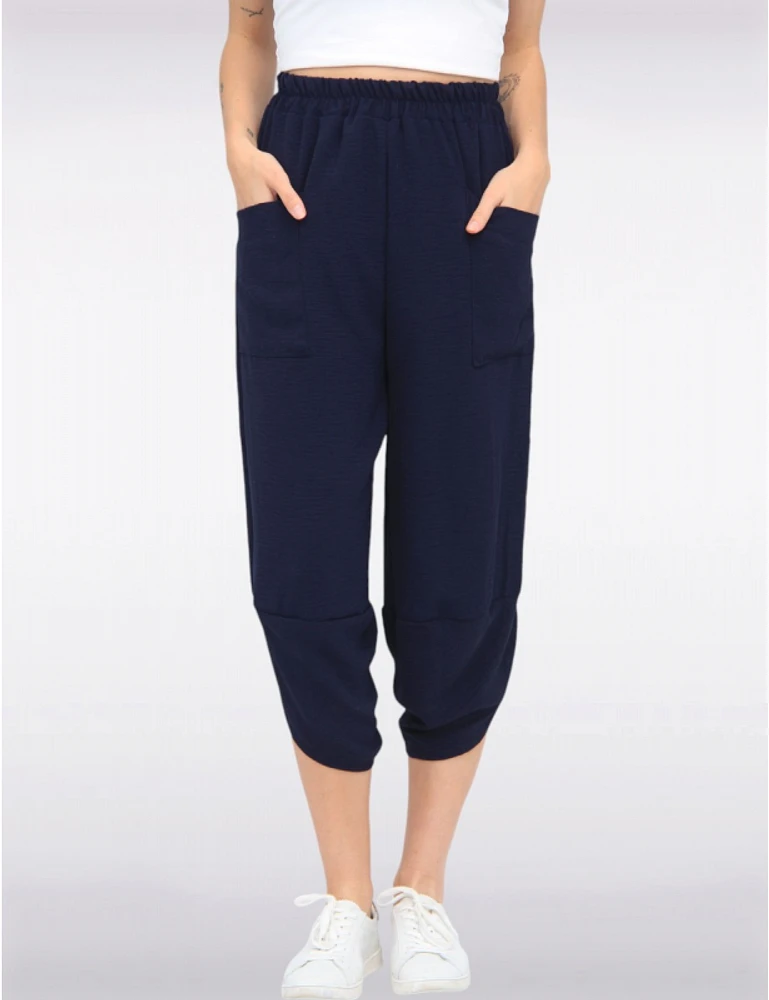 Pantalon Ballon Taille Élastique par Froccella