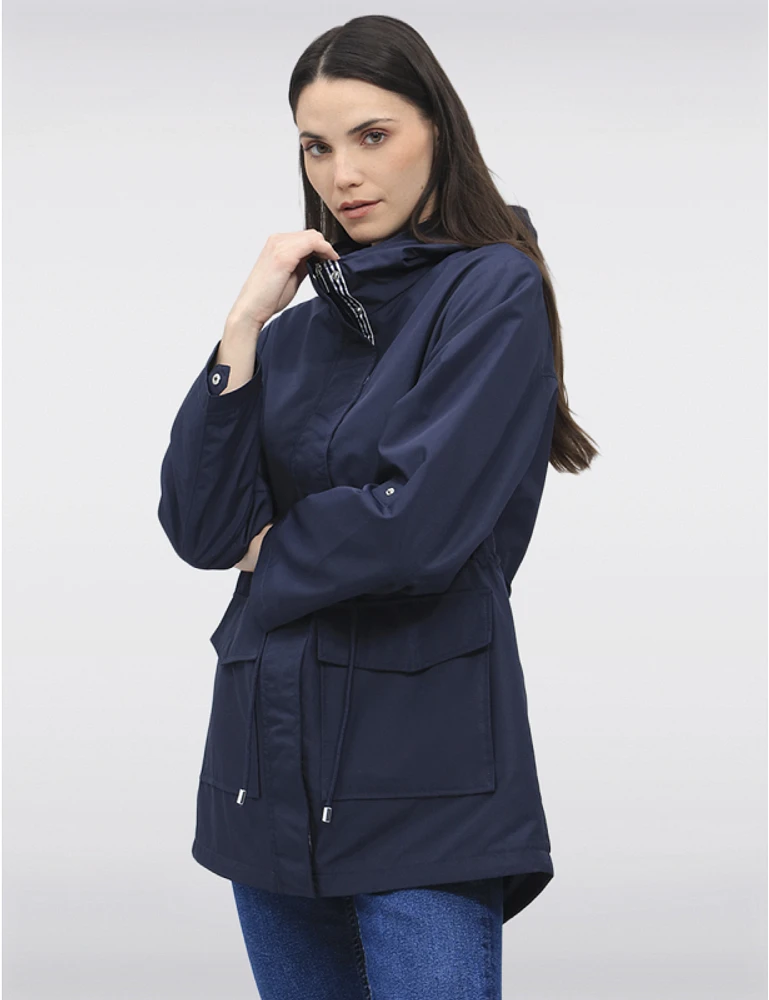 Manteaux | La maison du manteau au Québec Anorak Moderne Mi-Long à Manches Roulées Versatile par Jones New York