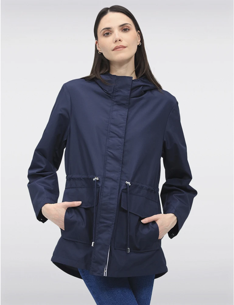 Manteaux | La maison du manteau au Québec Anorak Moderne Mi-Long à Manches Roulées Versatile par Jones New York