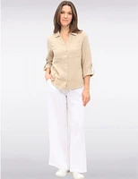Pantalon Large Coton Vegan par Point Zero