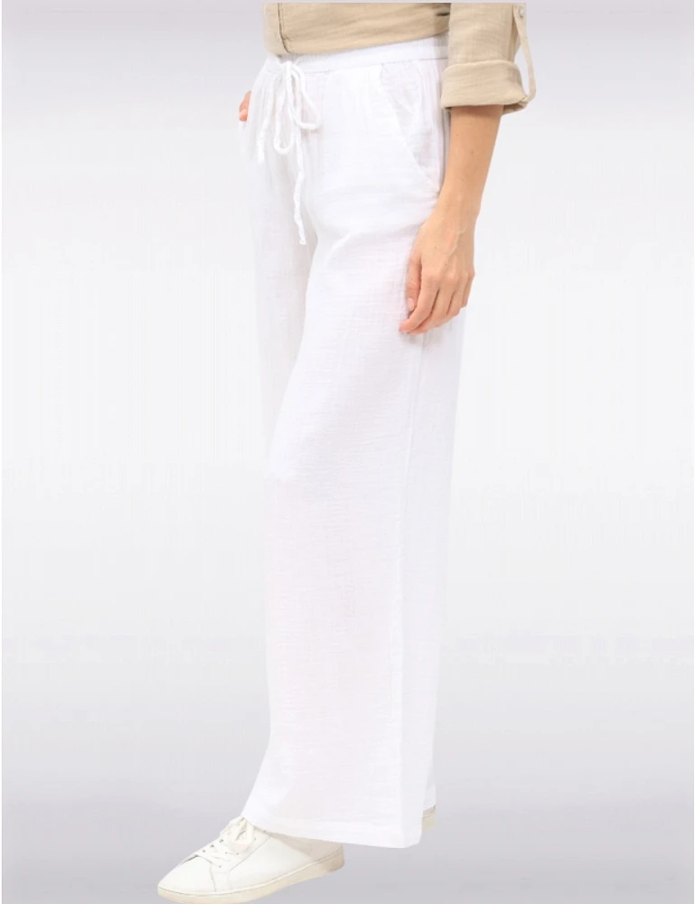 Pantalon Large Coton Vegan par Point Zero