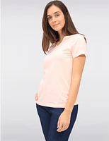 T-shirt Col V Coton Vegan par Point Zero