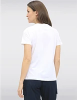 T-shirt Col Rond Coton Vegan par Point Zero
