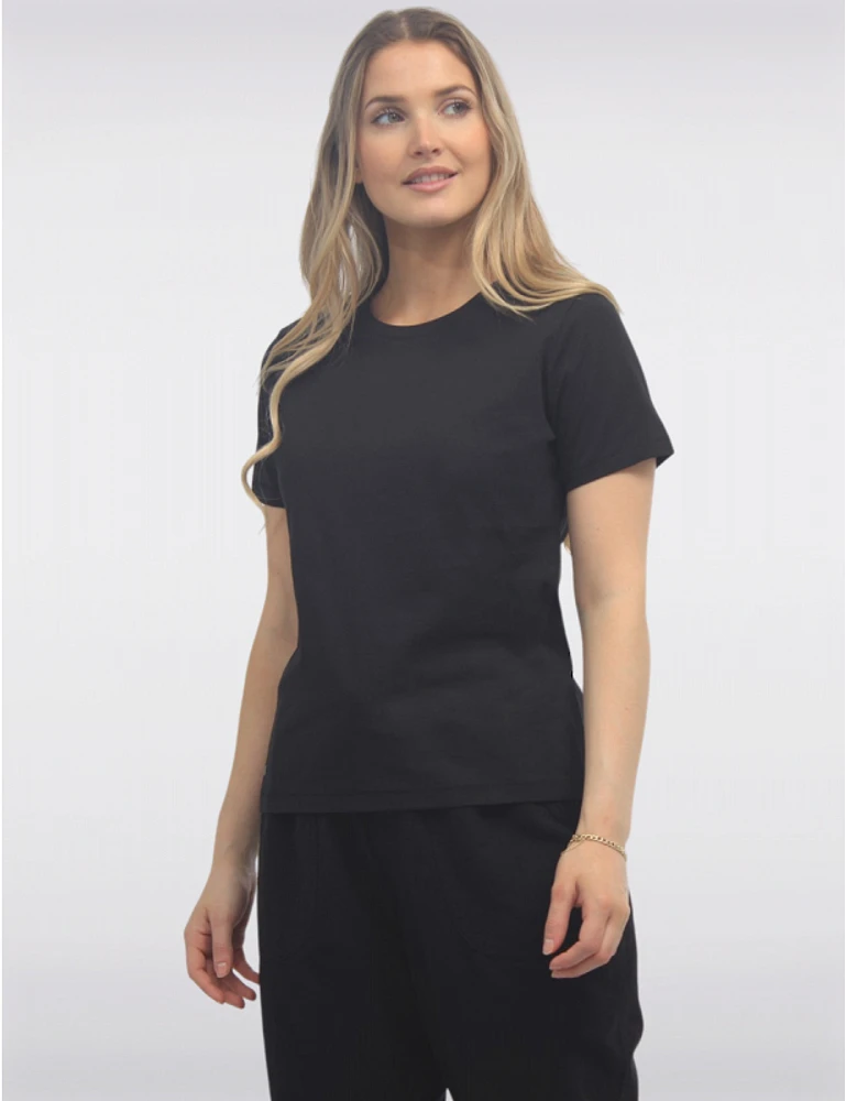 T-shirt Coton Col Rond Vegan par Point Zero