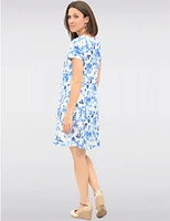 Robe Florale Mi-Longue par Vamp