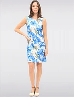 Robe Imprimé Floral Bleu par Vamp