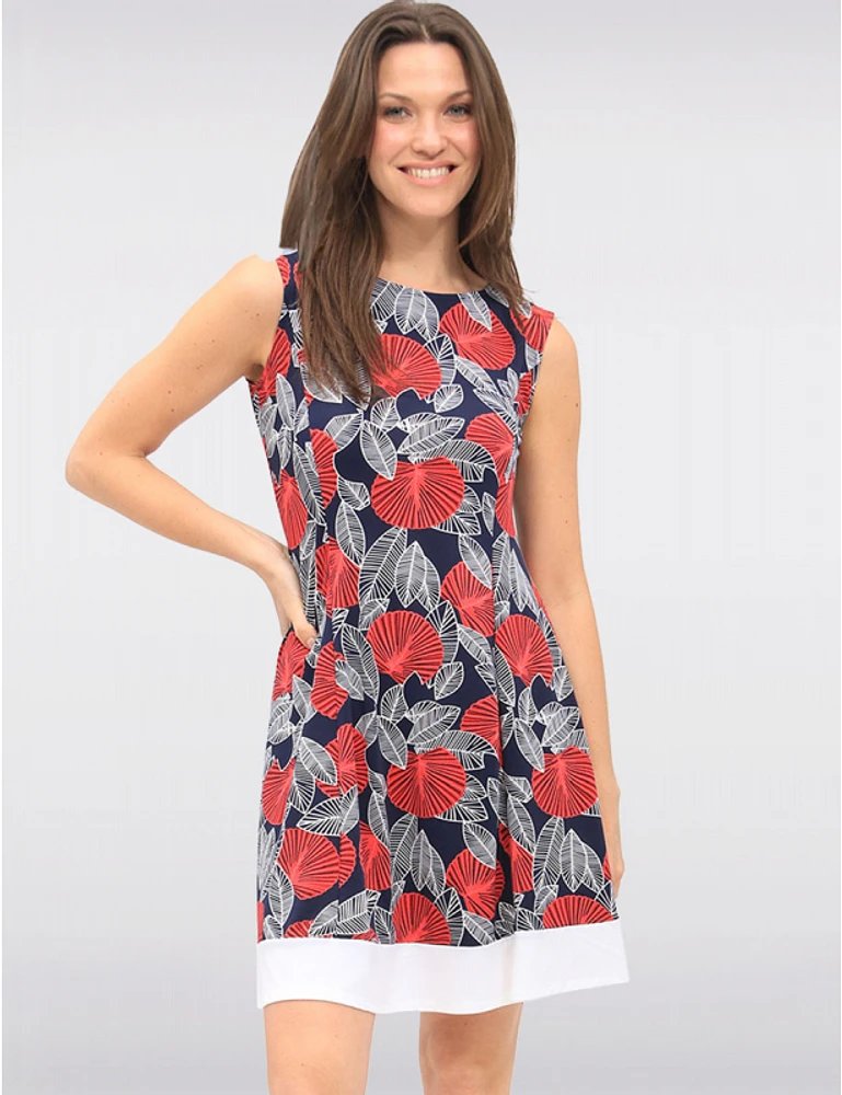 Robe A-Ligne Sans Manches par Vamp