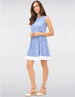 Robe Florale Sans Manches par Vamp