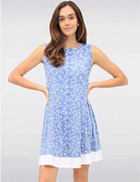 Robe Florale Sans Manches par Vamp