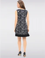 Robe A-Line Florale Abstraite par Vamp