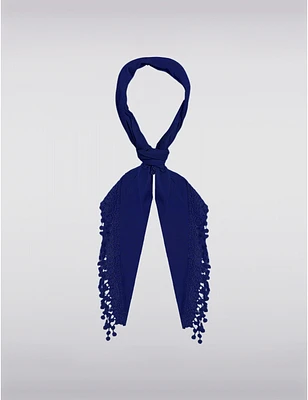 Manteaux | La maison du manteau au Québec Foulard Triangulaire Luxueux et Doux avec Franges en Dentelle par Saki