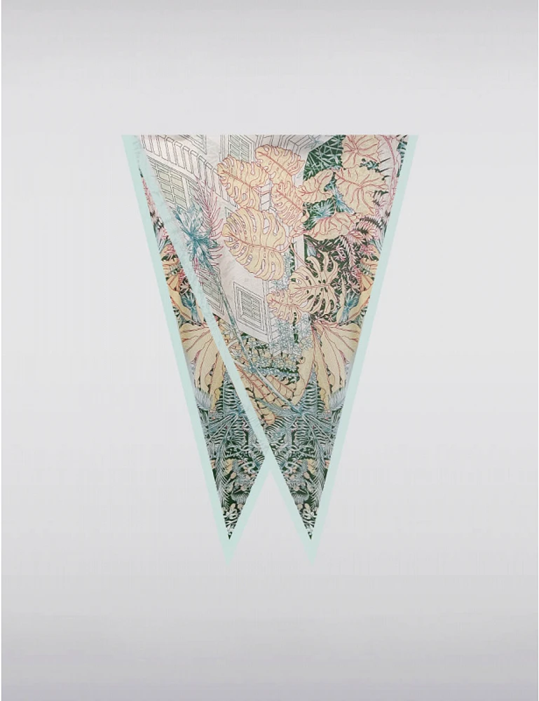 Foulard Triangle Satin
