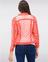Veste Maille Rouge Légère par Tango Mango