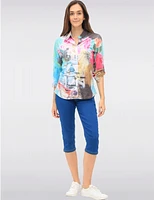 Blouse Imprimée Multicolore par Tango Mango
