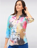 Blouse Imprimée Multicolore par Tango Mango