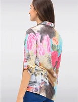 Blouse Imprimée Multicolore par Tango Mango