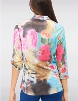 Blouse Imprimée Multicolore par Tango Mango