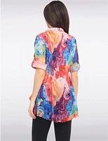Tunique Imprimé Floral Abstrait par Lindi