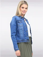 Veste en Denim Coton Stretch par Baccini