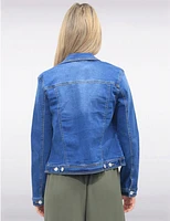 Veste en Denim Coton Stretch par Baccini