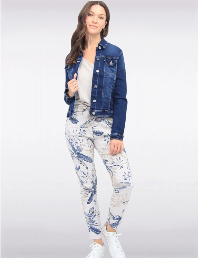 Veste en Jean Coton Stretch par Baccini