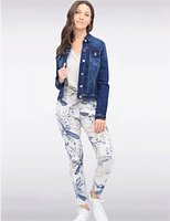 Veste en Jean Coton Stretch par Baccini