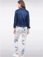 Veste en Jean Coton Stretch par Baccini