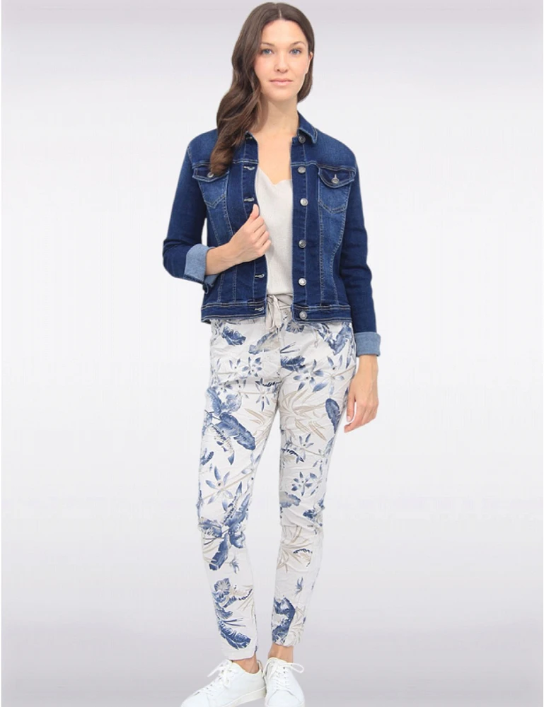 Veste en Jean Coton Stretch par Baccini