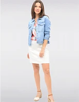 Veste en Jean Délavé par Baccini