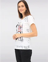 Haut Broderie Florale par Ness
