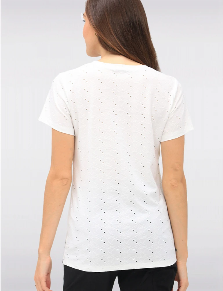Haut Broderie Florale par Ness