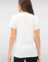 Haut Broderie Florale par Ness