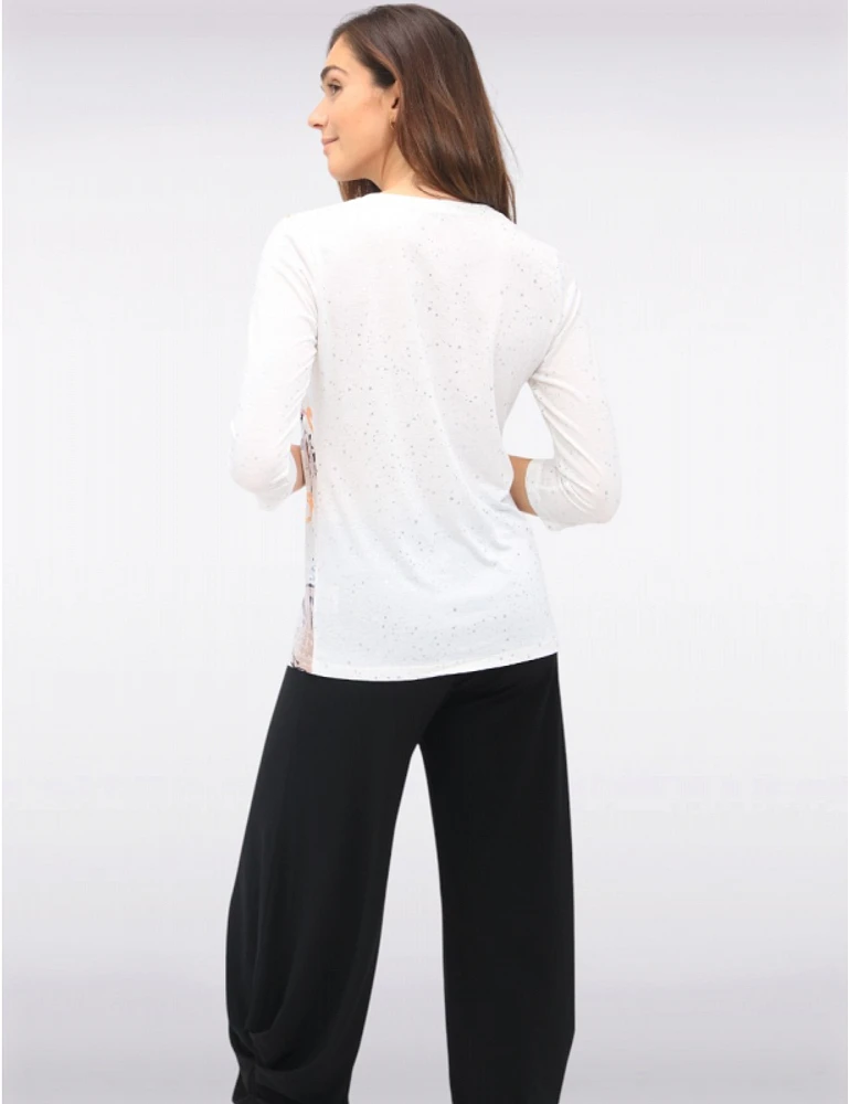 Haut Imprimé Chat Slim Fit par Ness