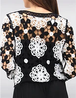Haut Crochet Fleuri par Gabby Isabella