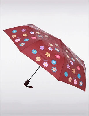Manteaux Manteaux | La maison du manteau au Québec Parapluie Compact Changeant De Couleur Avec Motif Floral Par Up-Brella