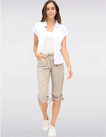 Manteaux | La maison du manteau au Québec Capri Extensible Emma Avec Fronces Latérales À L'ourlet Par Dash Clothing