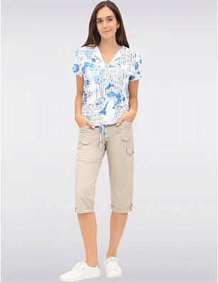 Manteaux | La maison du manteau au Québec Taylor Capri Cargo Extensible Avec Pattes Latérales Et Boutons Par Dash Clothing