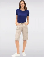 Manteaux | La maison du manteau au Québec Suzanne Cargo Capris Avec Bouton pour Longueur Ajustable par Dash Clothing