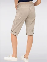 Manteaux | La maison du manteau au Québec Suzanne Cargo Capris Avec Bouton pour Longueur Ajustable par Dash Clothing