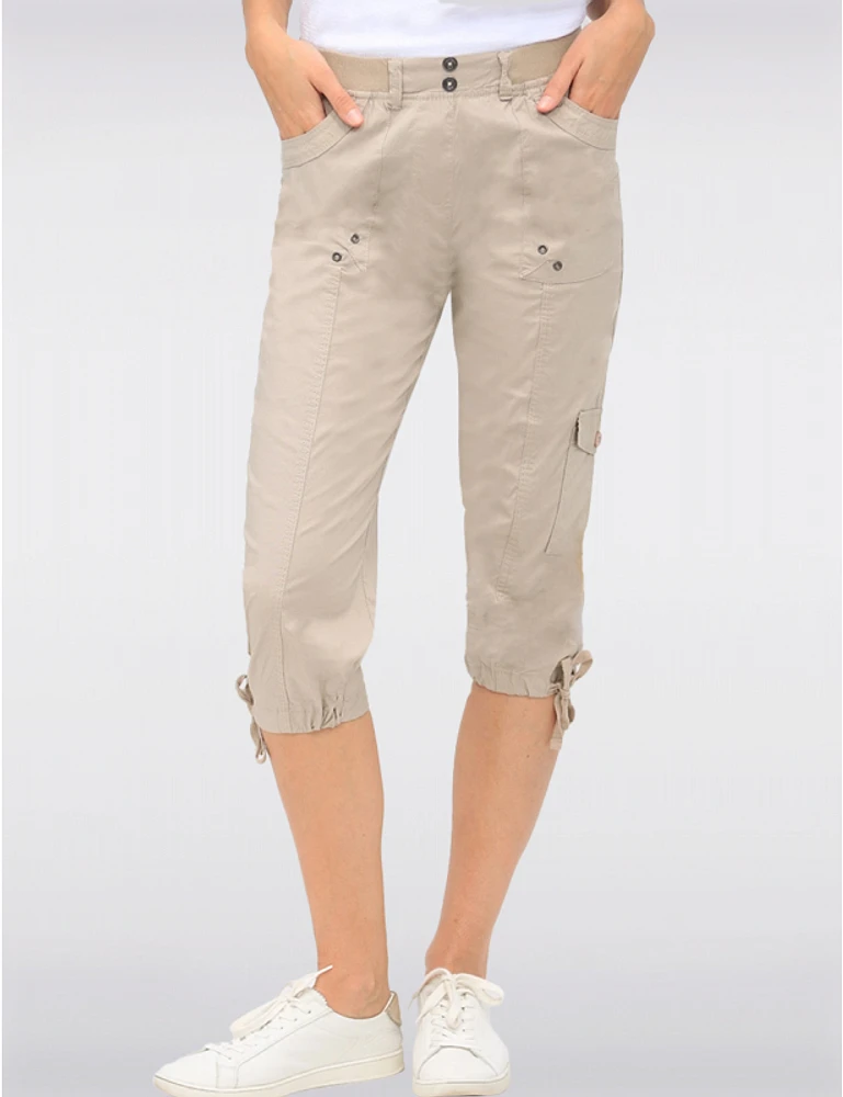 Manteaux | La maison du manteau au Québec Capri Cargo Charlene avec Tirettes Ajustables à l'Ourlet par Dash Clothing