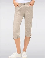 Manteaux | La maison du manteau au Québec Capri Cargo Charlene avec Tirettes Ajustables à l'Ourlet par Dash Clothing