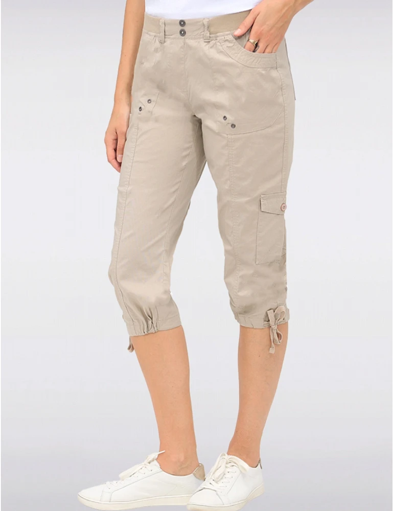 Manteaux | La maison du manteau au Québec Capri Cargo Charlene avec Tirettes Ajustables à l'Ourlet par Dash Clothing